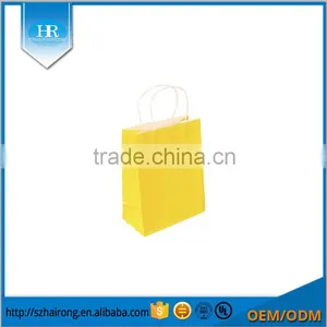 Custom Made Paper Gift Shipping Hang Bags With Handle thumbnail-3