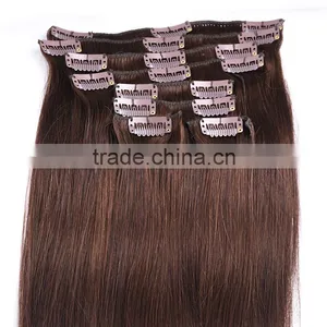 Wholesale 8a Quality Remy Human Hair Clip In Hair Extension, 100Virgin Human Hair thumbnail-1