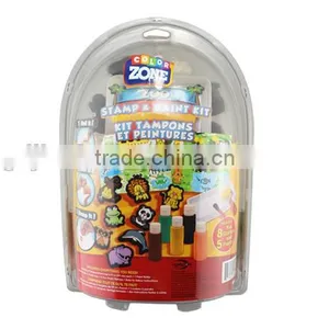 8 Multi-Sized Animal Stamps and Paint for Kids Funny Toys thumbnail-1