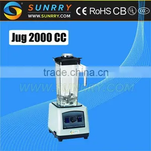 Fruit Blender Machine Motor 1500W Industrial Fruit Blender Jug Capc.2000CC Fruit Juicer Blender for CE (SY-BL15F SUNRRY) thumbnail-2