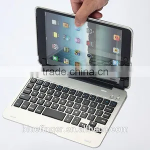 Hot Selling Bluefinger Keyboard Case Cover for IPad Mini With Detacable Cover,calmshell Keyboard, thumbnail-2