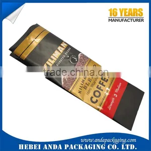 Laminated Aluminum Foil Coffee Bags/Coffee Bag With Valve and Zipper thumbnail-1