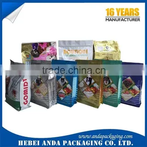 Eight Side Sealed Dog Food Plastic Bag/PET Food Plastic Packaging Bag thumbnail-2