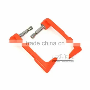 BJ-LG-004 Motorcycle Parts Orange Bent Style Plastic Motorcycle Brake Clutch Lever Guard thumbnail-3
