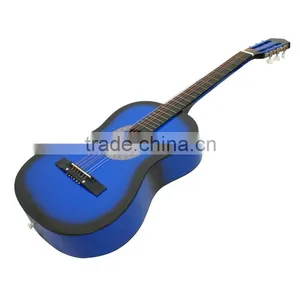 Beginners 38" Acoustic Guitar Wooden Classical Guitar Steel String W/Bag thumbnail-2