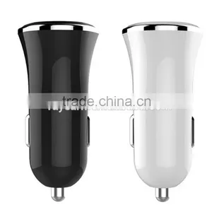 Triangle Shape Dual USB 5V 3.4A USB Car Charger Power Adapter For Mobile Phone Charge thumbnail-1