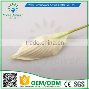 Greenflower 2016 Wholesale Real Touch Latex PU Spathiphyllum China Artificial Flowers Rose for Wedding Decoration thumbnail-3