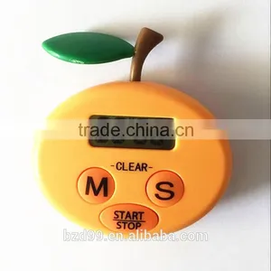 New Style Tomato Orange Fruit Digital Countdown Kitchen Timer / Count Up/down Household Necessary and Promotional Items thumbnail-2