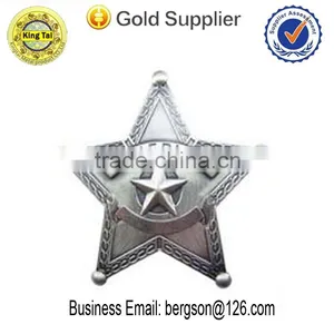 Gentlement Promotion Quality Lastest Metal Wholesale Shoulder Badges thumbnail-1