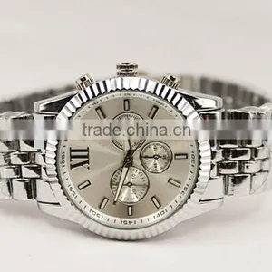 Hot M Brand Luuy ROMA Dial Stainless Steel Quartz Watch Women Lady / w of the Original Gold Silver Rose Gold LOGO thumbnail-3