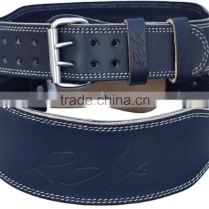 RDX Weight Lifting 4" Leather Belt Back Support Strap Gym Training Power Fitness thumbnail-2