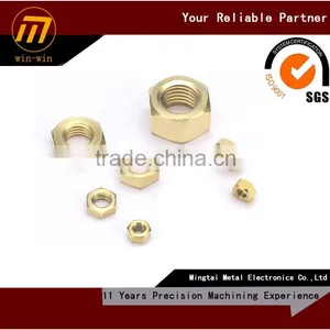 Custom Precision CNC Machining Copper Sleeve Nut thumbnail-5
