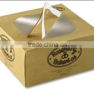 Elegant Cake Paper Box With PVC thumbnail-1