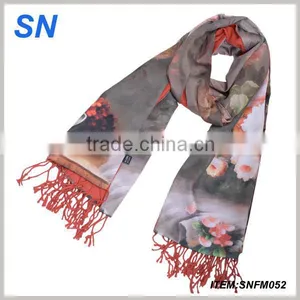 2014 Fashion Double Layer Pashmina Scarf thumbnail-1