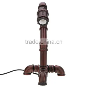 Vintage Edison Table Lamp Light Vintage Table Lamps Personalized Water Pipe Desk Lamp AC 220V / 110V For E27 Edison Bulb thumbnail-4