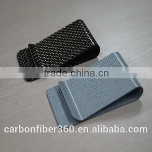 High Polish Finished Carbon Fiber Money Clip, Carbon Fiber Wallet Clip thumbnail-3