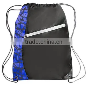 Basic Sackpack Cinch Drawstring Gym Sack Bag thumbnail-3