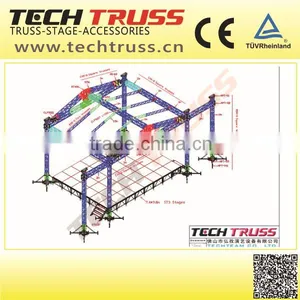 25m * 18m * 10m Roof Truss System / Stage Truss Stand thumbnail-1