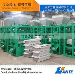 WANTE QT4-24 Compressed Earth Brick Block Making Machine Price Quality Choice thumbnail-5