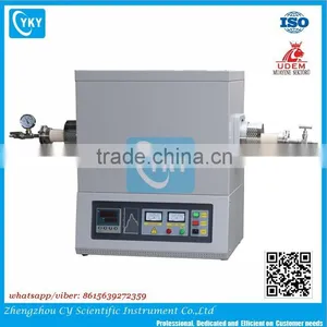 Laboratory 1200C Horizontal Vacuum Quartz Tube Furnace/tube Furnace With Touch Controller thumbnail-2