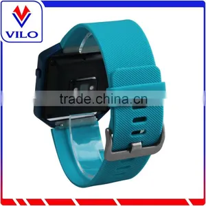 Hot Selling Silicone Watch Strap For Fitbit Blaze Watch Band+Metal Frame thumbnail-3