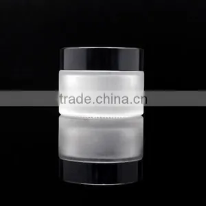 Made in China Factory Cream Glass Jar Frosted 30ml Cosmetic Packaging Bottles thumbnail-2