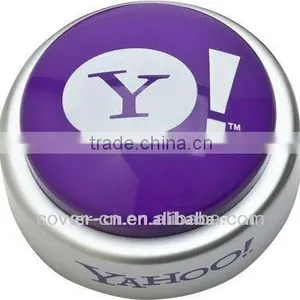 Recordable & Could Re-recorded Sound Button/Easy Push Button With Custom Message/ Logo for Christmas Promotion Items thumbnail-1