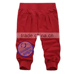 Wholesale Custom Cotton Womens Plain Tracksuit Pants thumbnail-3