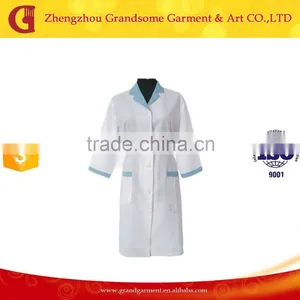 White Tunic Women Dresses for Nurses Made in China thumbnail-1