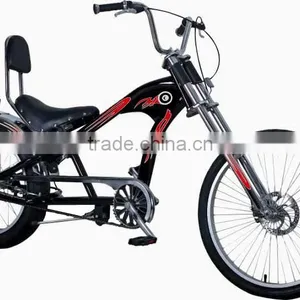 Kingbike New Designed 26'' 250W Brushless Motor Chopper 6Speed Gears Electric thumbnail-6