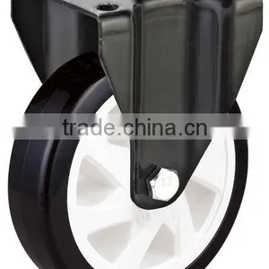 100mm Fixed Flower Trolley Caster thumbnail-2