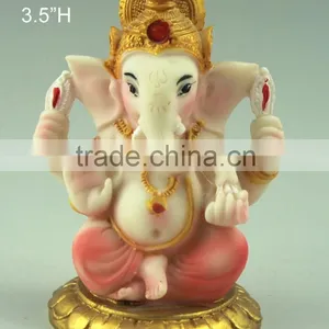 Small Size Hindu Gods Marble Ganesha Statue for Wedding Gifts Quality Choice thumbnail-4