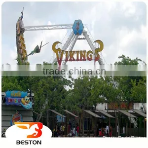 Outdoor Amusement Swing Rides Viking Ship Ride Trailer Mounted for Sale thumbnail-5