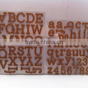 2014 Alphabet Wood Paper Sticker,custom Sticker Paper,sticker Waterproof Paper Custom thumbnail-3