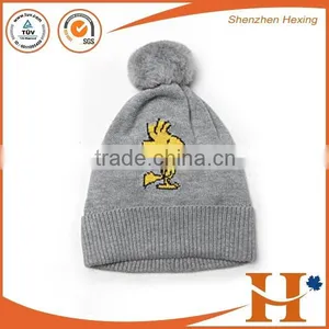 2016 Wholesale Fashion Black Bennie Hat With Custom Logo thumbnail-5