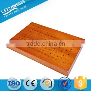 Wood Acoustic Perforated Panel System Fro Wall and Ceiling thumbnail-5