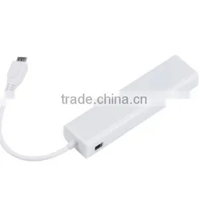 3 Port USB 2.0 Hub 1 Port USB Network Adapter USB to RJ45 Lan Card Ethernet thumbnail-5