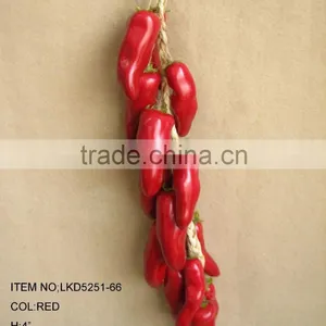 2016 New High Quality Harvest Artificial Red Pepper String Home Decoration thumbnail-1