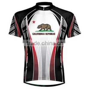 Latest Sublimated Cycling Jersey Men Cycling Wears Professional Manufacture Cycling Jersey Wtih BSCI,SQP,WCA,BV thumbnail-1