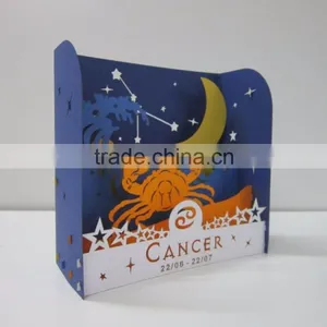 Cancer New Zodiac 3d Pop up Card thumbnail-2