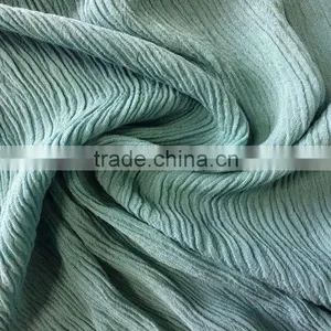 Wholesale Custom Solid Rayon Crepe Fabric for Lady Blouse thumbnail-1