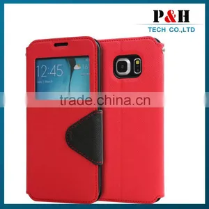 Leather Flip Cover Mobile Phone Case for Sony Xperia e3 S50h Case thumbnail-5