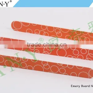 Nail Manicure Orange Emery Sand Paper Round Nail FIle 100/180 thumbnail-3