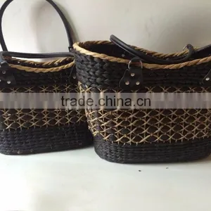 Hottest Selling Eco-friendly Multi-color Water Hyancinth Bag From Vietnam thumbnail-1