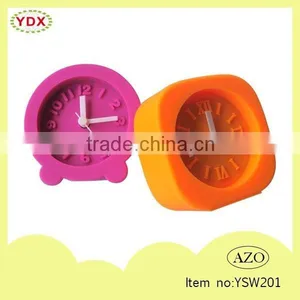 Home Decoration Silicone Glow Silicone Mini Table Clock Factory Directly thumbnail-4