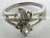 Sappire Big CZ 925 Sterling Silver Ring SC116 thumbnail-1