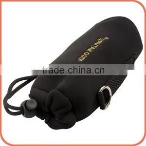 Portable LED Flashlight Pouch Black Soft Water Resistant Belt Holster for Hiking Camping thumbnail-5