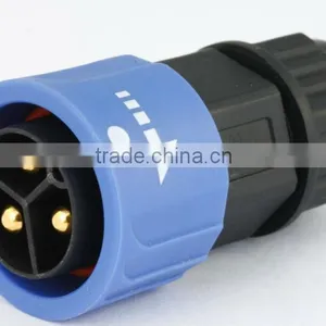 Push Lock 3 Pin Power Connector With Superior Electrical and Mechanical Properties thumbnail-1