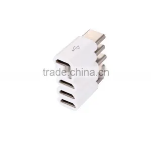 2016Female Micro USB to USB3.1 Type C Male Adapter Converter Connector for Nokia N1 Pad, Letv and for Apple New Macbook 12 Inch thumbnail-1