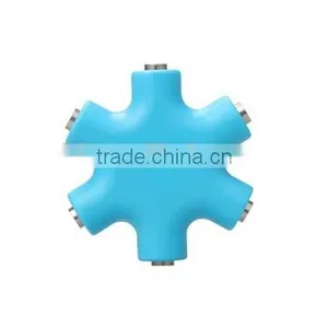 6 Port 3.5mm Factory Headphone Splitter thumbnail-1